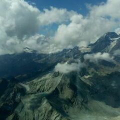 Flugwegposition um 12:40:28: Aufgenommen in der Nähe von 11010 Bionaz, Aostatal, Italien in 3727 Meter